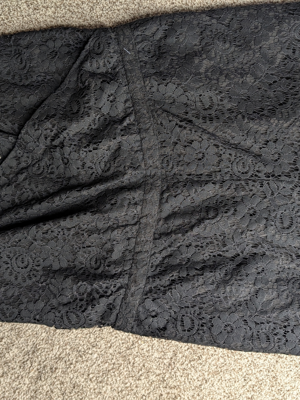 Madewell Lace Tank Jumpsuit Black Wide Leg NWT Size XL Minimal Chic - Picture 3 of 9